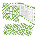 4 pack Green Lattice Mahjong Card Holder with Line Finder