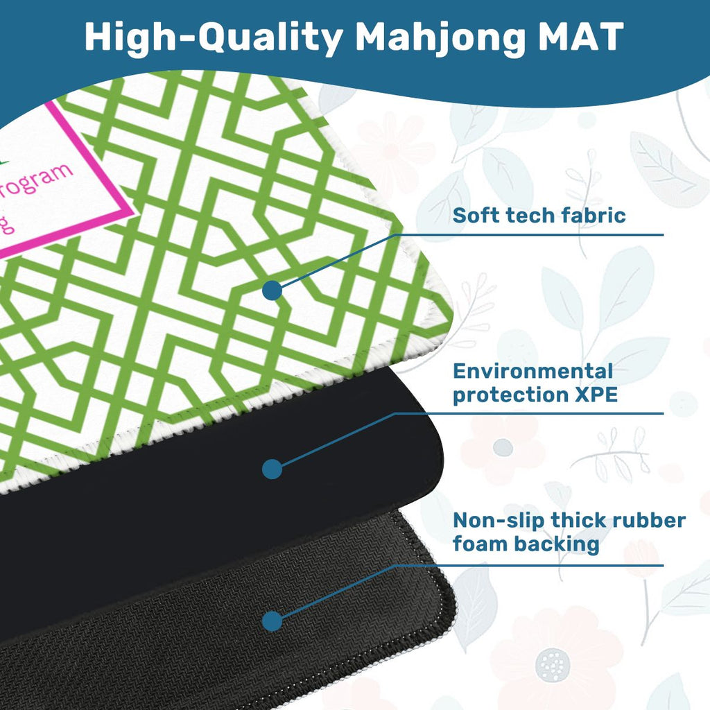 Mahjong for Makindu Custom Mahjong Mat 31.5"x31.5" (Ship Rolled up)