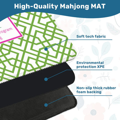 Mahjong for Makindu Custom Mahjong Mat 31.5"x31.5" (Ship Rolled up)