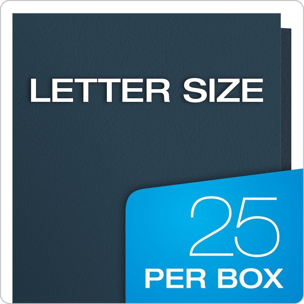 Oxford Two Pocket Folders, Textured Paper, Green, For School, Home, and Office, Letter Size, 25 Per Box (57503EE)