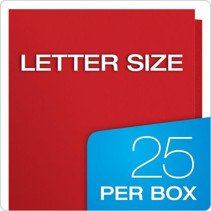 Oxford Two Pocket Folders, Textured Paper, Green, For School, Home, and Office, Letter Size, 25 Per Box (57503EE)