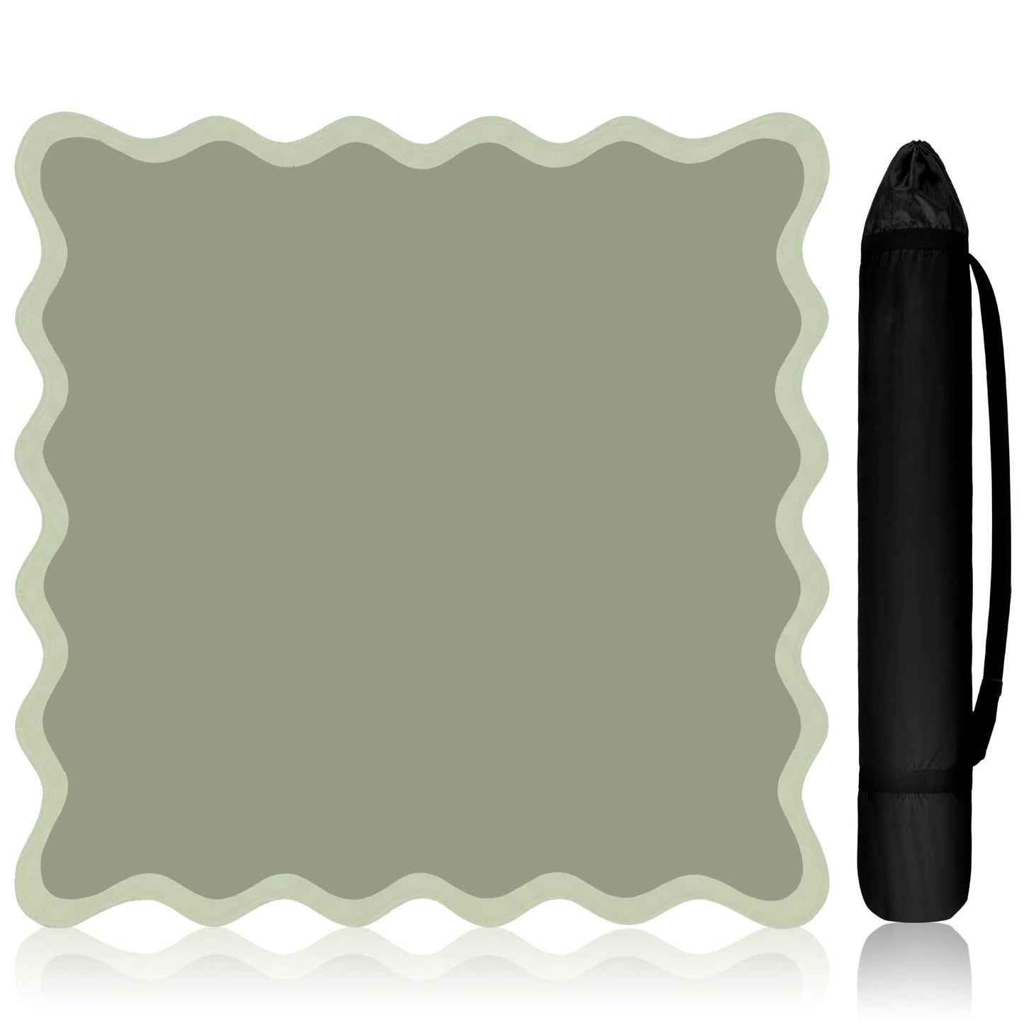 VioraWhite 21" Mini Majiong Mat for Travel