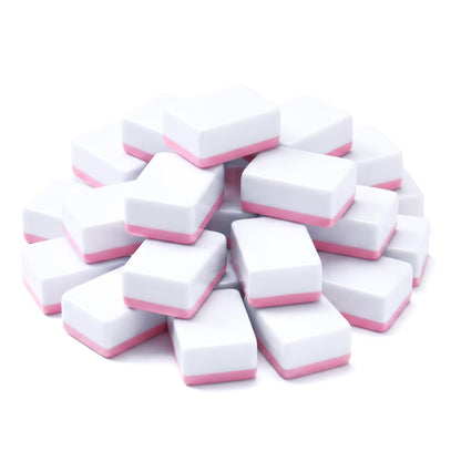 Blank Mahjong Tiles Set, 32 Pieces, Suitable for 1.2 "(30mm) Standard Size American Mahjong Tiles, Replace Lost Tiles & Can Be Used Together with Mahjong Stickers (Stickers Not Included)