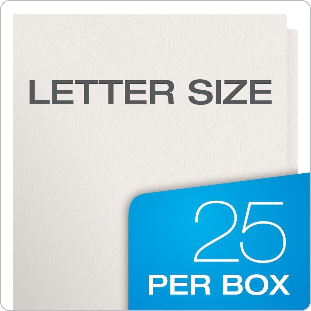 Oxford Two Pocket Folders, Textured Paper, Green, For School, Home, and Office, Letter Size, 25 Per Box (57503EE)