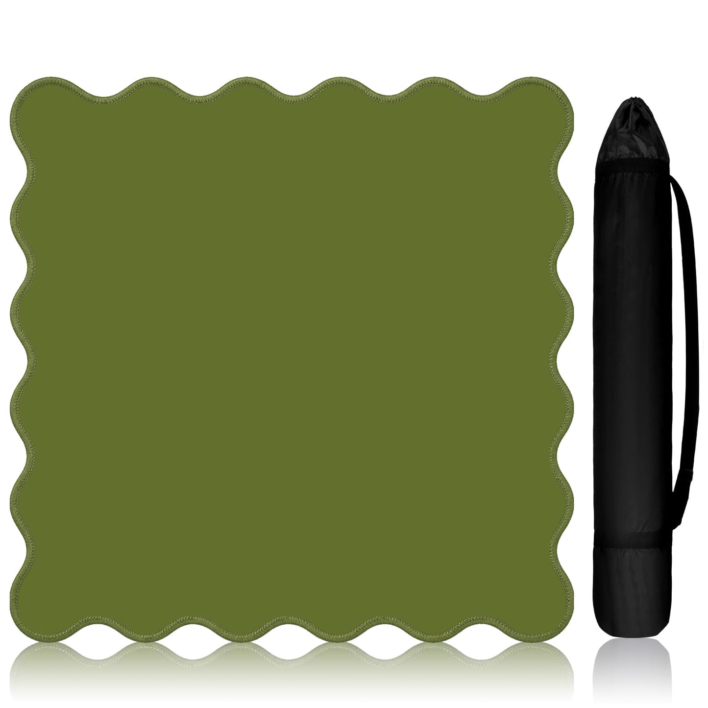 VioraWhite 21" Mini Majiong Mat for Travel