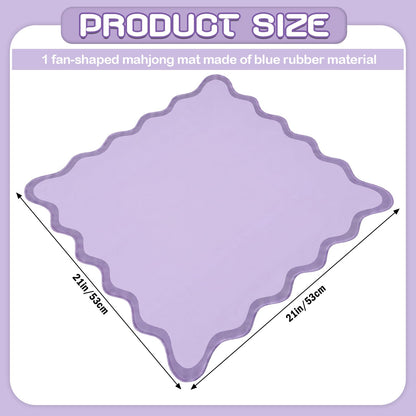 VioraWhite 21" Mini Majiong Mat for Travel