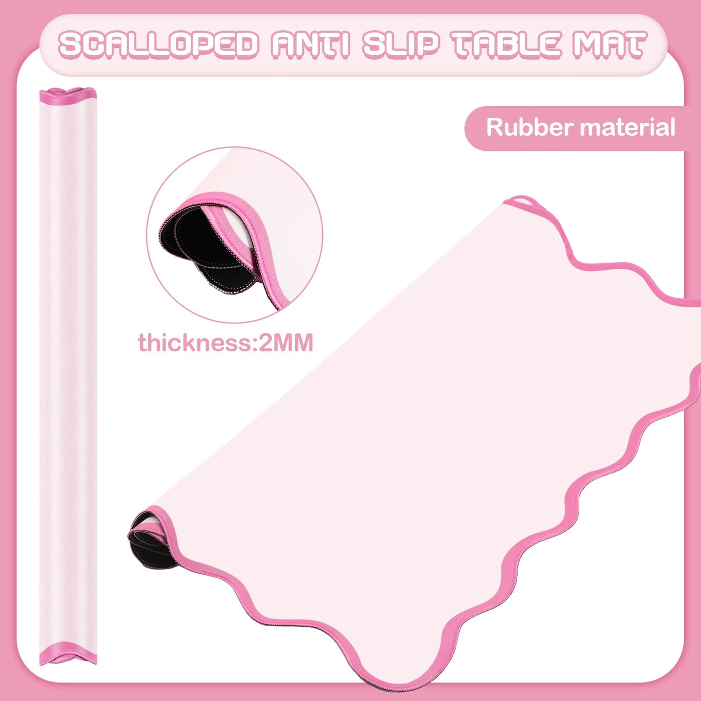 VioraWhite 21" Mini Majiong Mat for Travel