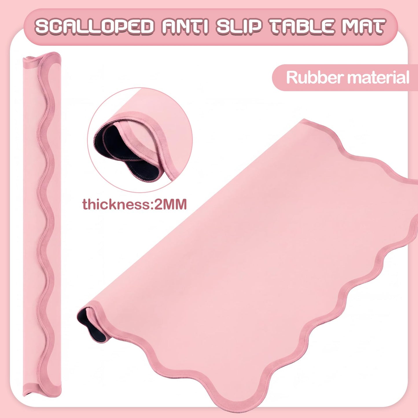 VioraWhite 21" Mini Majiong Mat for Travel