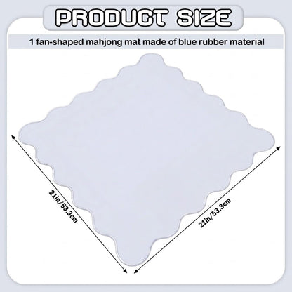 VioraWhite 21" Mini Majiong Mat for Travel