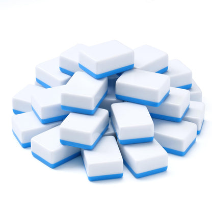 Blank Mahjong Tiles Set, 32 Pieces, Suitable for 1.2 "(30mm) Standard Size American Mahjong Tiles, Replace Lost Tiles & Can Be Used Together with Mahjong Stickers (Stickers Not Included)