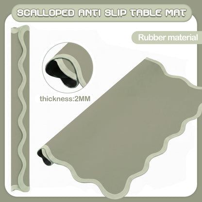VioraWhite 21" Mini Majiong Mat for Travel