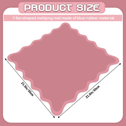 VioraWhite 21" Mini Majiong Mat for Travel