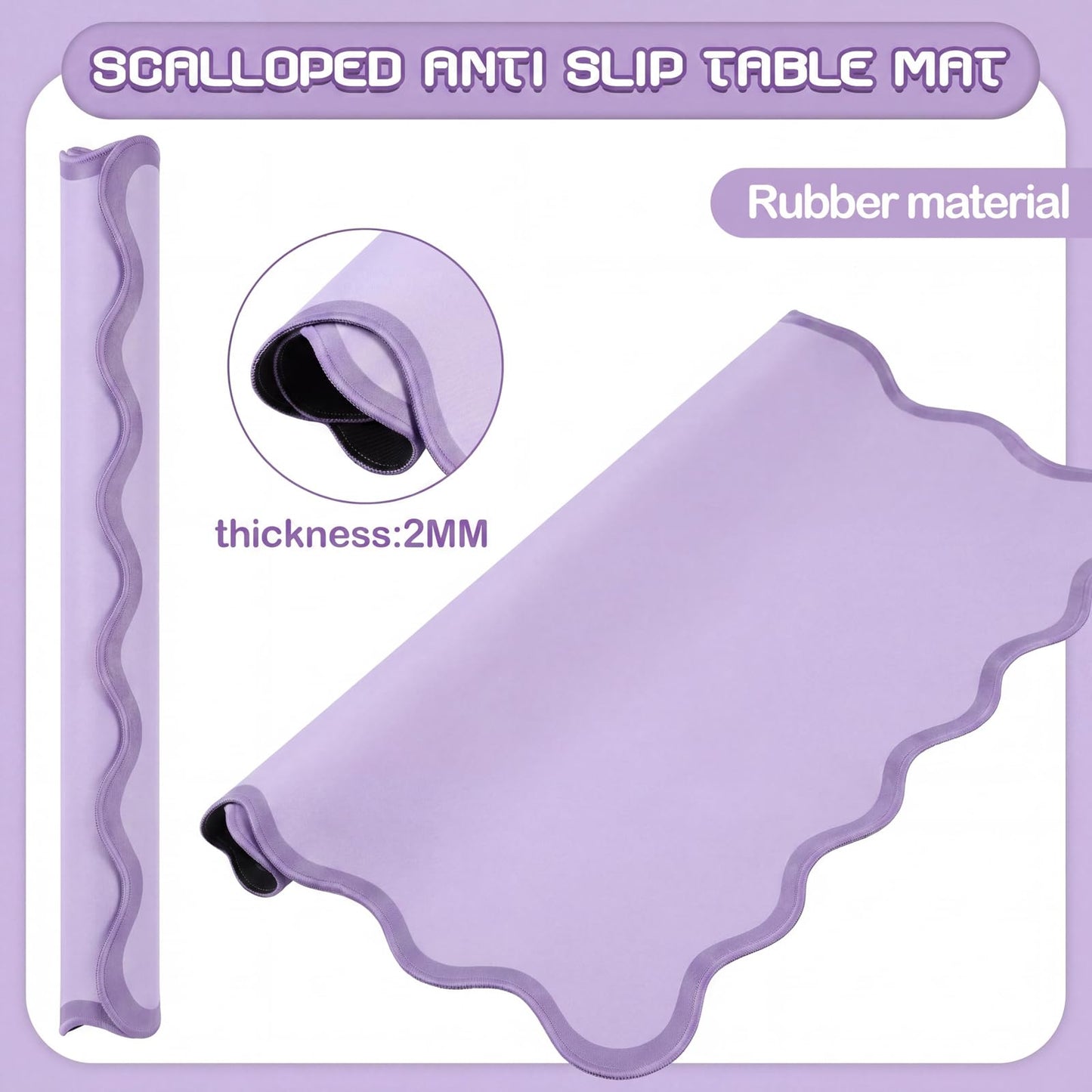 VioraWhite 21" Mini Majiong Mat for Travel