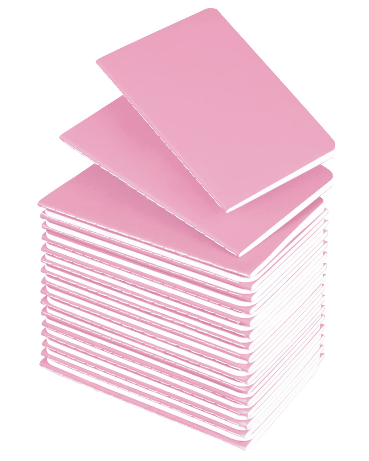 Lzerking Mini Notepads Bulk 36 Pack 3.5 x 5.5 Inches,Small Pocket Journal Notebooks-Green Cover, 30 Sheets/60 Pages, Children Can Use to Write Stories