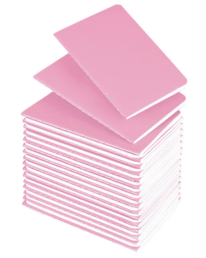 Lzerking Mini Notepads Bulk 36 Pack 3.5 x 5.5 Inches,Small Pocket Journal Notebooks-Green Cover, 30 Sheets/60 Pages, Children Can Use to Write Stories