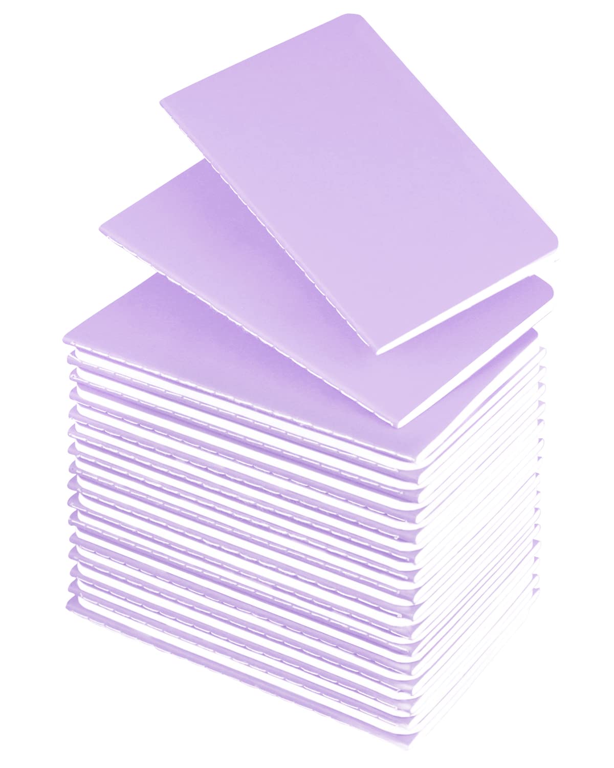 Lzerking Mini Notepads Bulk 36 Pack 3.5 x 5.5 Inches,Small Pocket Journal Notebooks-Green Cover, 30 Sheets/60 Pages, Children Can Use to Write Stories