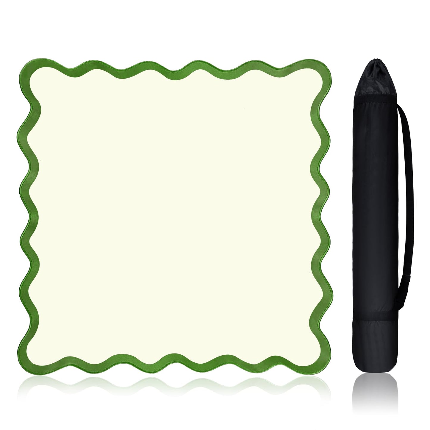 VioraWhite 21" Mini Majiong Mat for Travel
