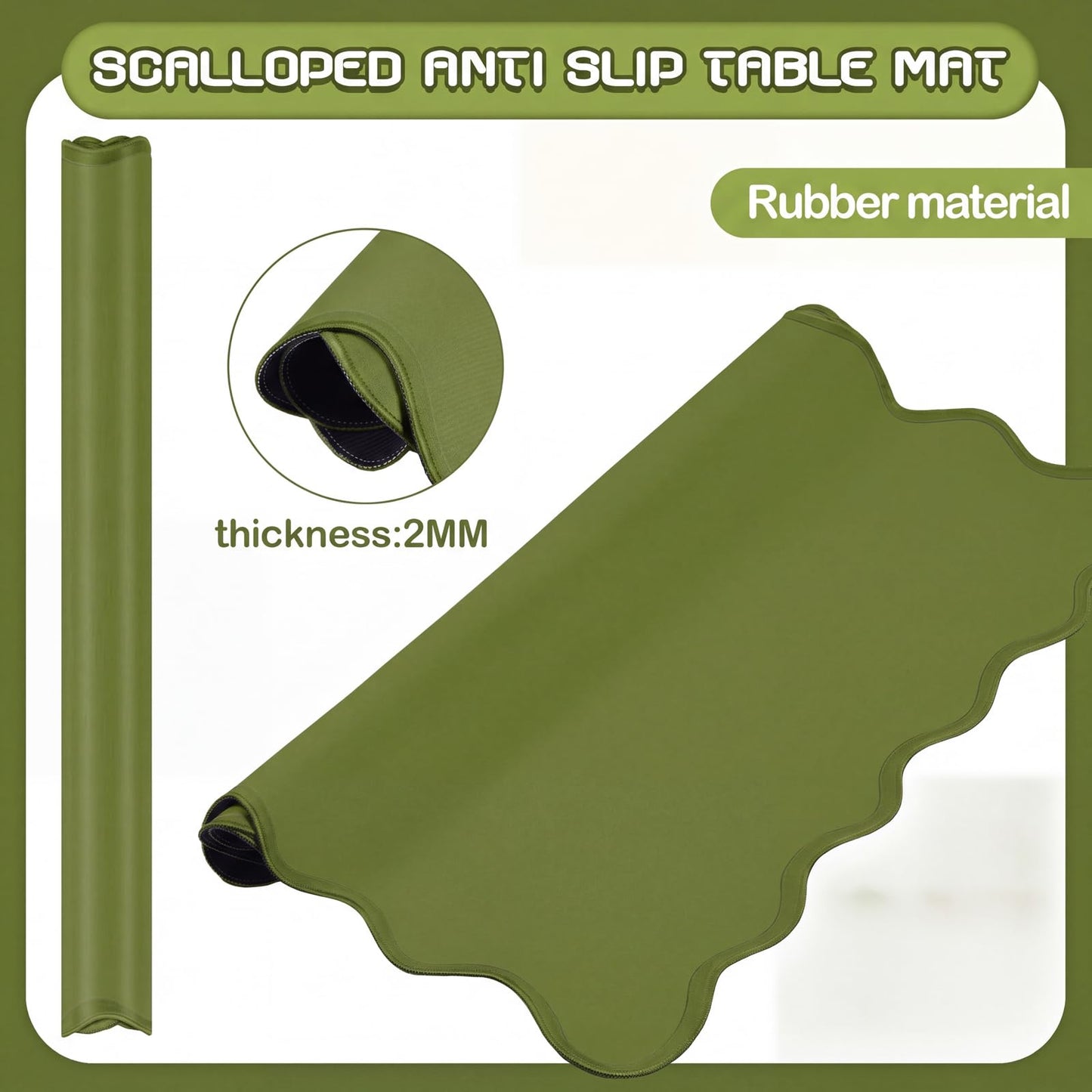 VioraWhite 21" Mini Majiong Mat for Travel