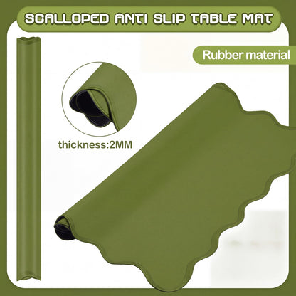 VioraWhite 21" Mini Majiong Mat for Travel
