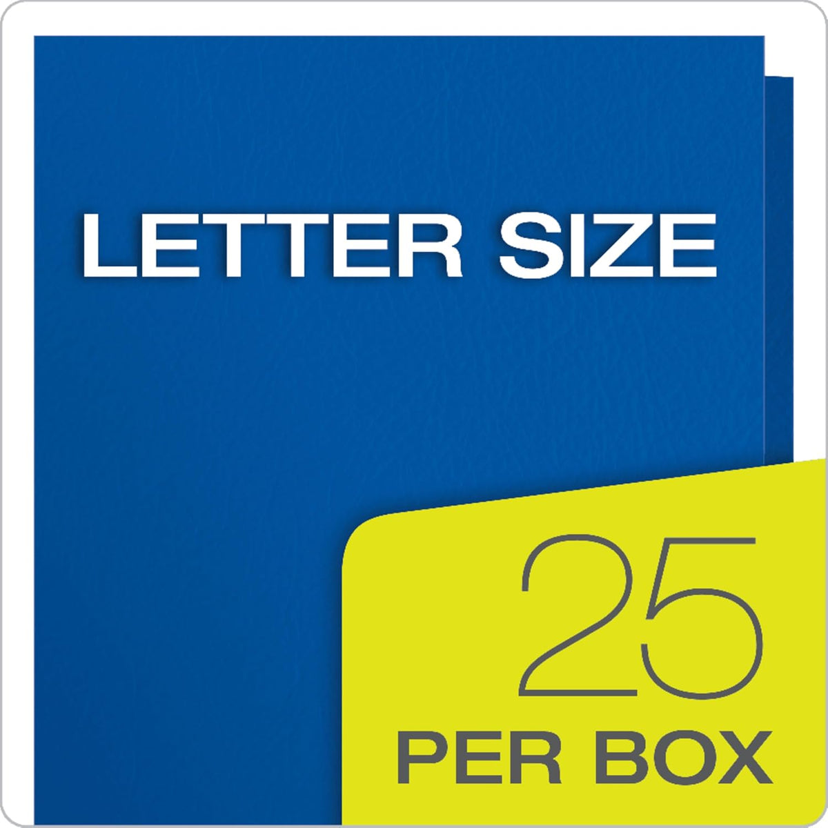 Oxford Two Pocket Folders, Textured Paper, Green, For School, Home, and Office, Letter Size, 25 Per Box (57503EE)