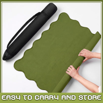 VioraWhite 21" Mini Majiong Mat for Travel