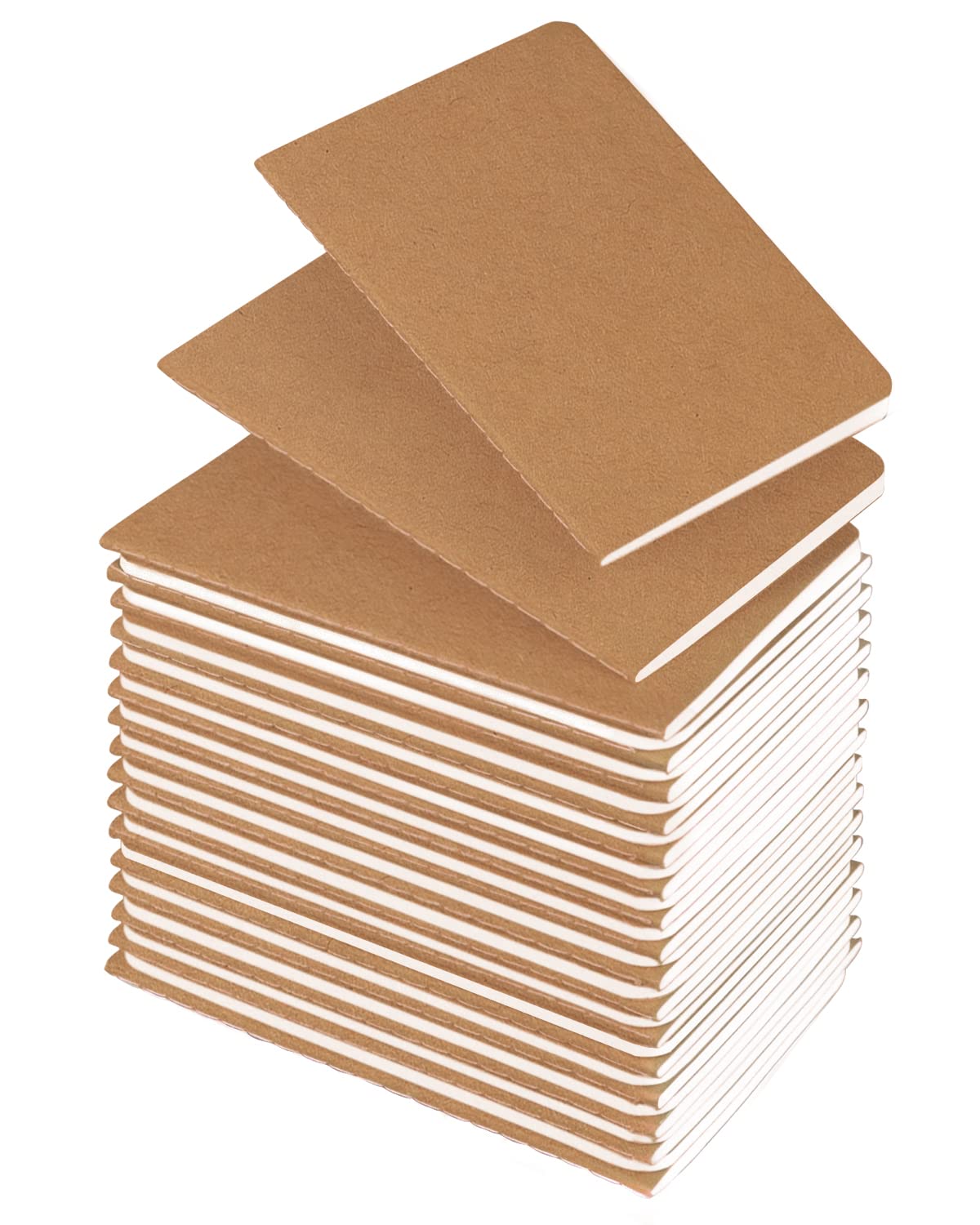 Lzerking Mini Notepads Bulk 36 Pack 3.5 x 5.5 Inches,Small Pocket Journal Notebooks-Green Cover, 30 Sheets/60 Pages, Children Can Use to Write Stories