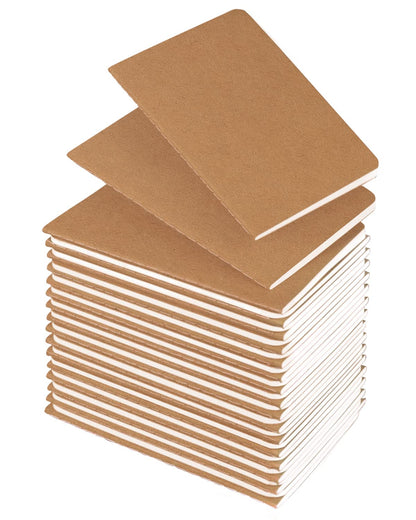 Lzerking Mini Notepads Bulk 36 Pack 3.5 x 5.5 Inches,Small Pocket Journal Notebooks-Green Cover, 30 Sheets/60 Pages, Children Can Use to Write Stories