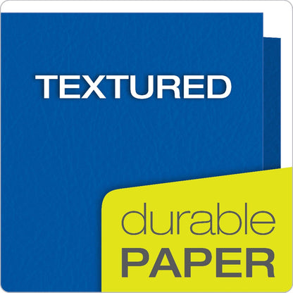 Oxford Two Pocket Folders, Textured Paper, Green, For School, Home, and Office, Letter Size, 25 Per Box (57503EE)