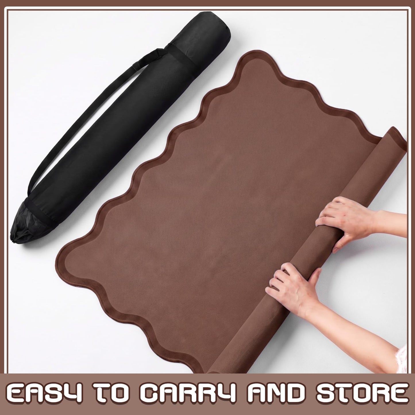 VioraWhite 21" Mini Majiong Mat for Travel