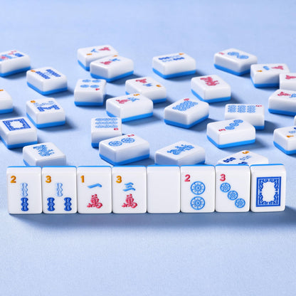 Blank Mahjong Tiles Set, 32 Pieces, Suitable for 1.2 "(30mm) Standard Size American Mahjong Tiles, Replace Lost Tiles & Can Be Used Together with Mahjong Stickers (Stickers Not Included)