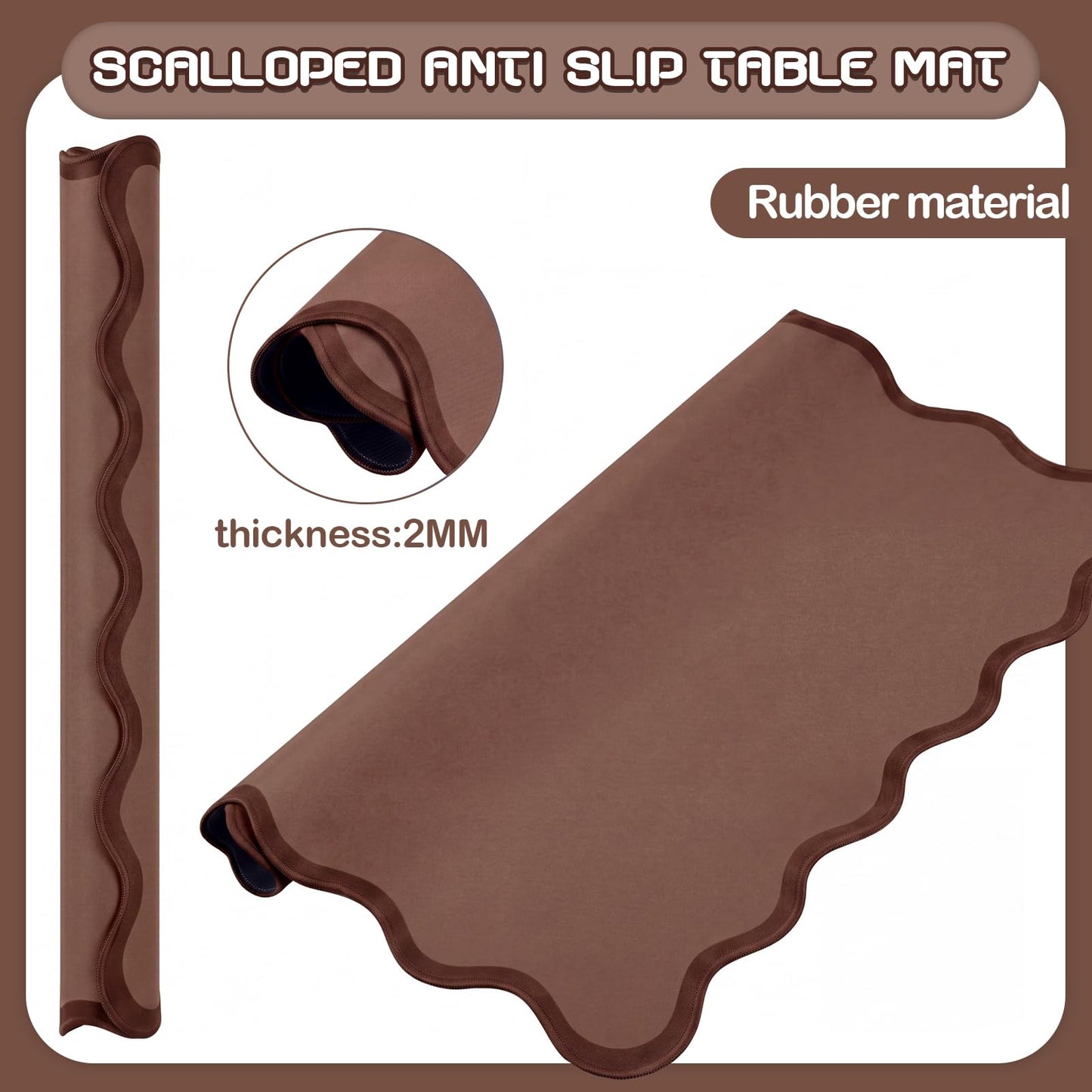 VioraWhite 21" Mini Majiong Mat for Travel
