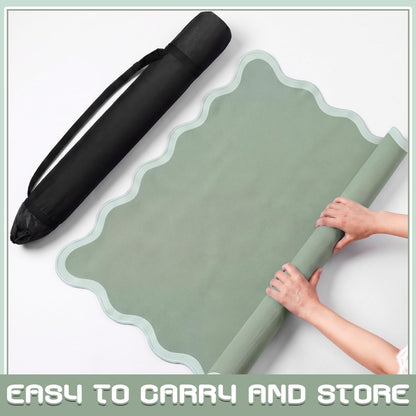 VioraWhite 21" Mini Majiong Mat for Travel