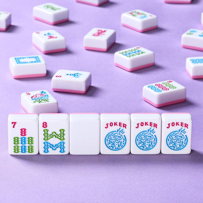 Blank Mahjong Tiles Set, 32 Pieces, Suitable for 1.2 "(30mm) Standard Size American Mahjong Tiles, Replace Lost Tiles & Can Be Used Together with Mahjong Stickers (Stickers Not Included)