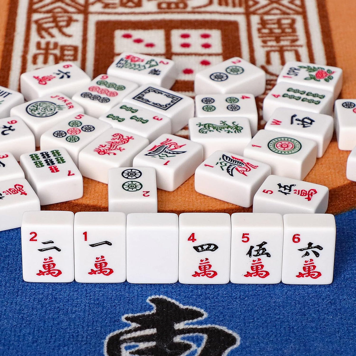 Blank Mahjong Tiles Set, 32 Pieces, Suitable for 1.2 "(30mm) Standard Size American Mahjong Tiles, Replace Lost Tiles & Can Be Used Together with Mahjong Stickers (Stickers Not Included)