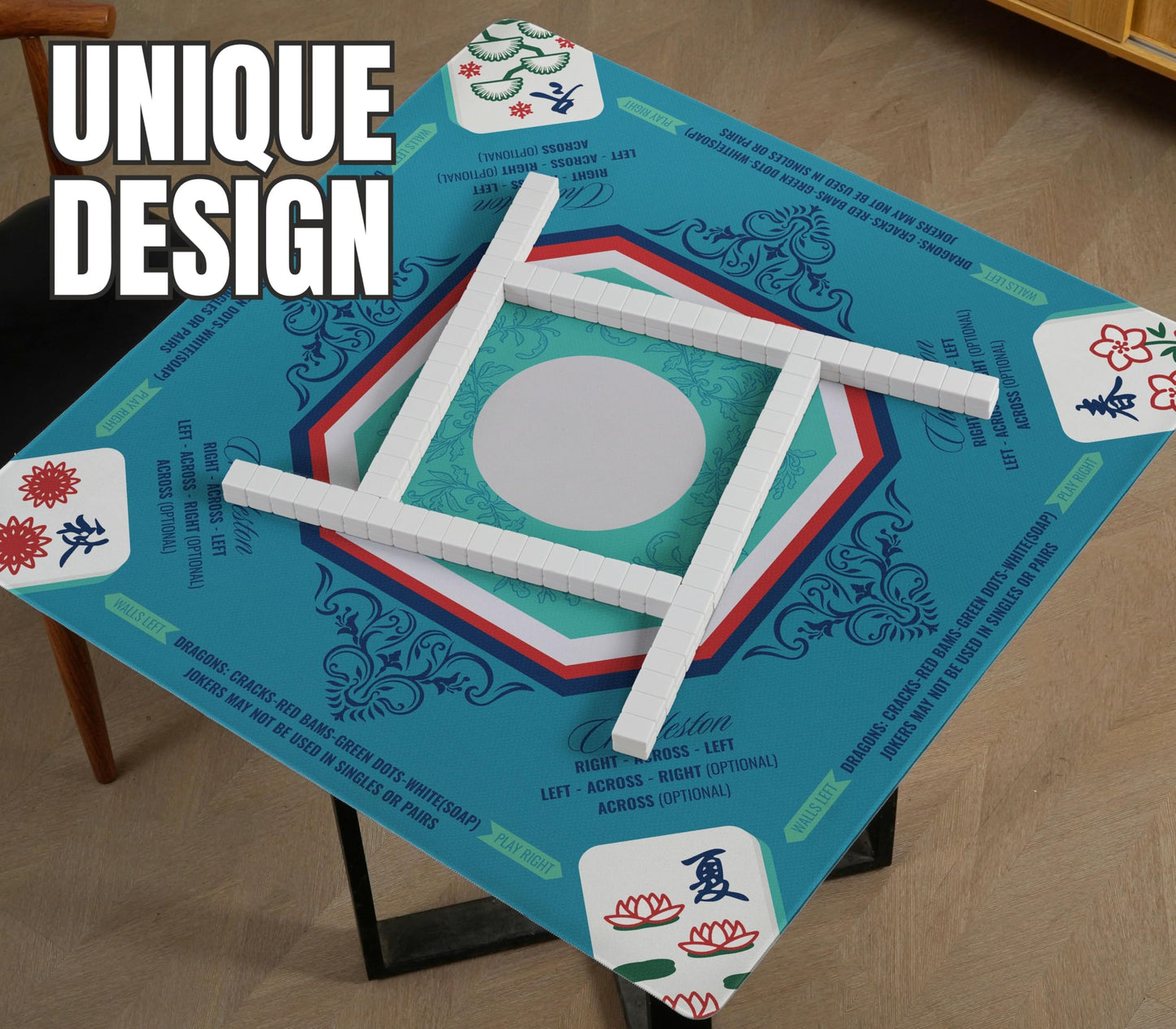 Flower Mahjong Mat