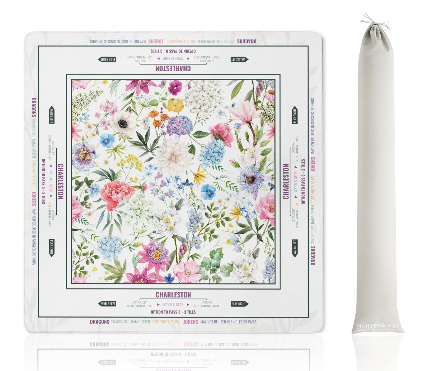 Flower Mahjong Mat