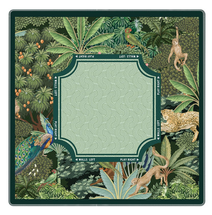 Blue and Yellow Summer Italian Lemon Mahjong Mat
