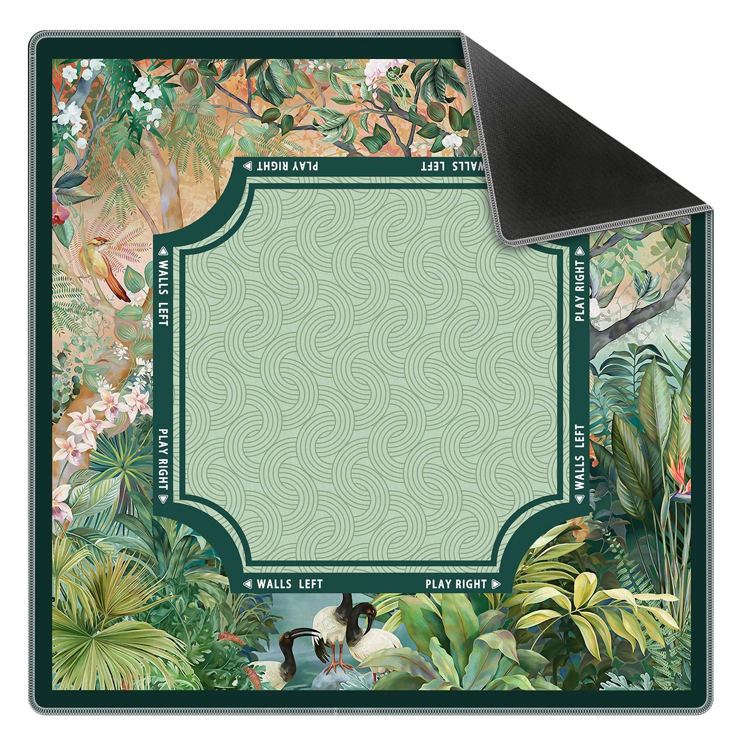 Blue and Yellow Summer Italian Lemon Mahjong Mat