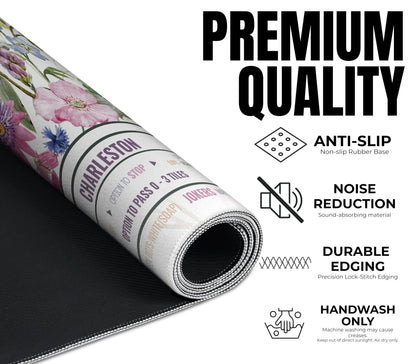 Flower Mahjong Mat