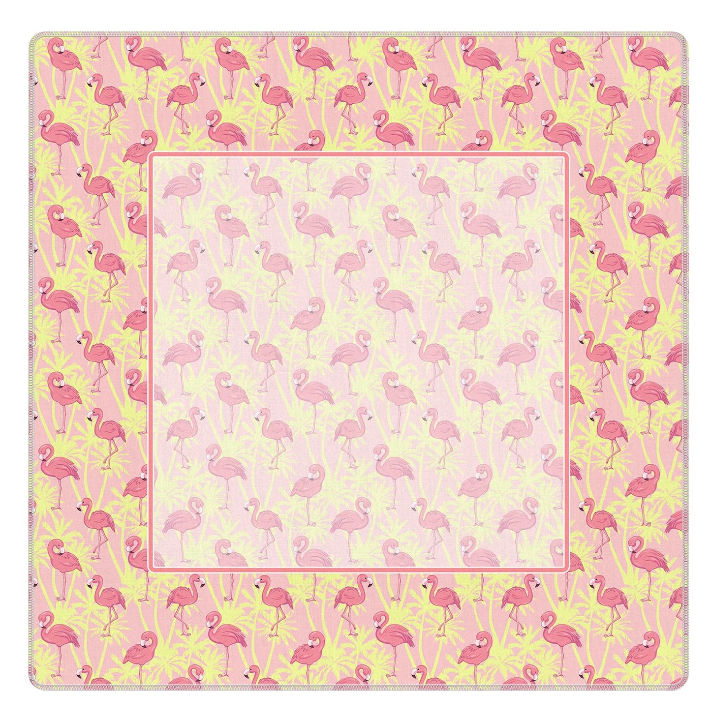 Blue and Yellow Summer Italian Lemon Mahjong Mat