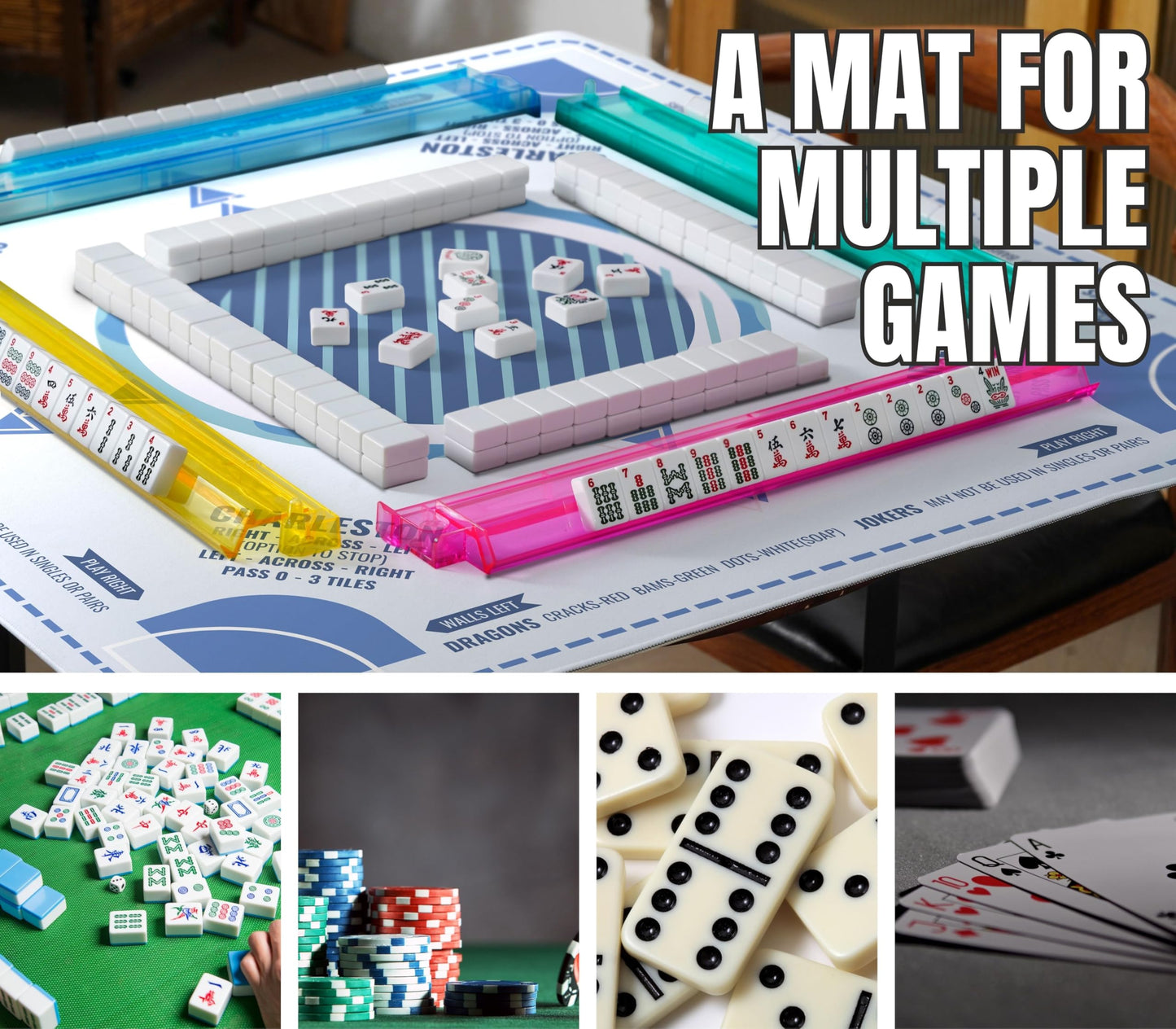 Flower Mahjong Mat
