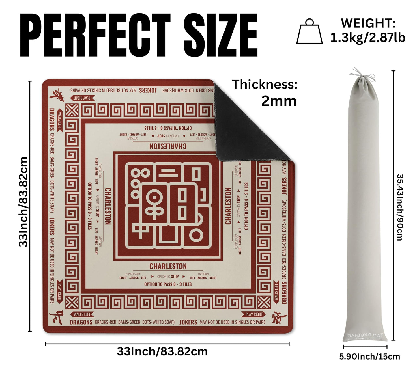 Flower Mahjong Mat