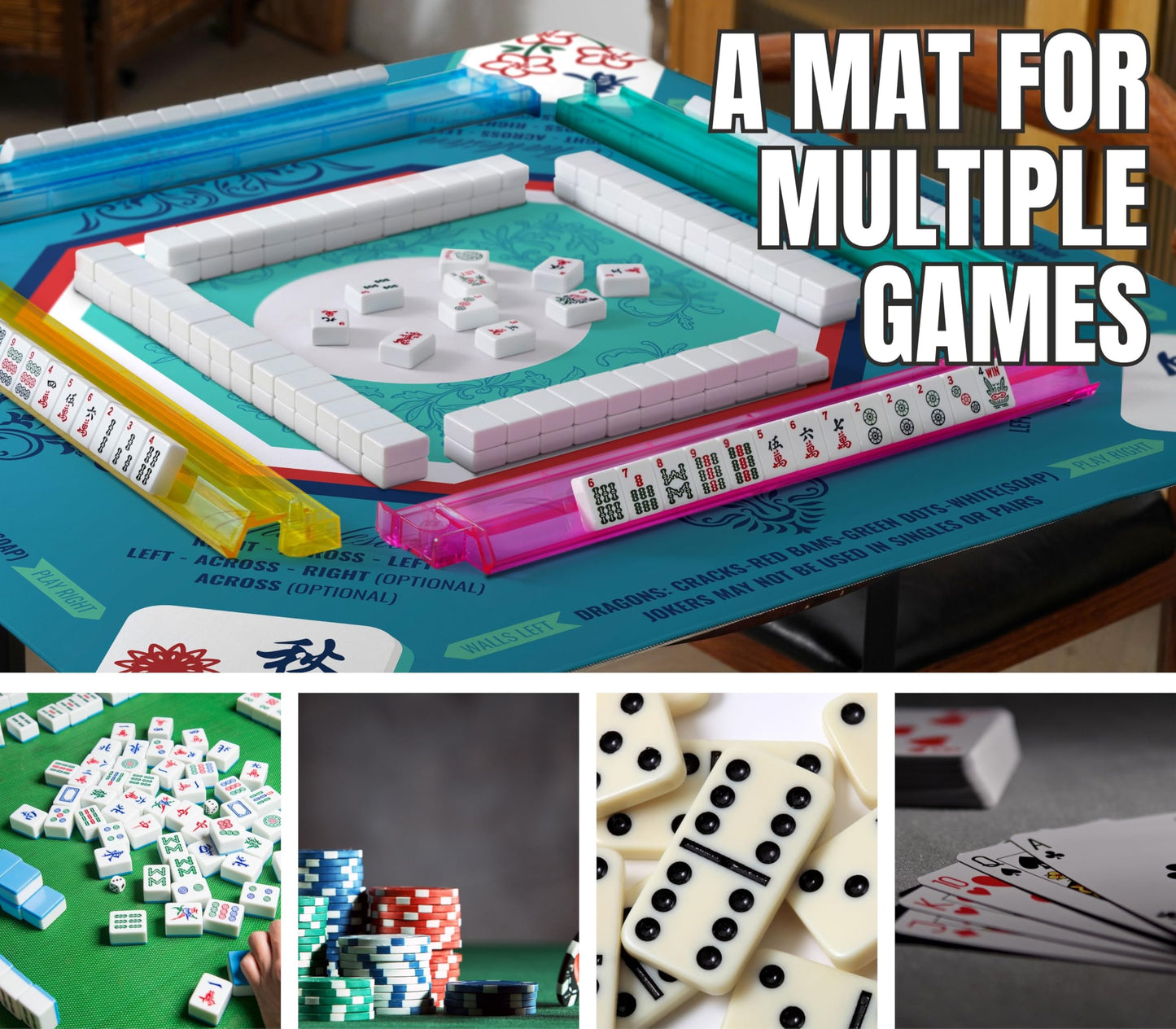 Flower Mahjong Mat