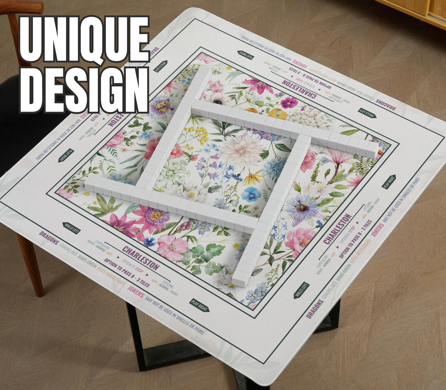 Flower Mahjong Mat