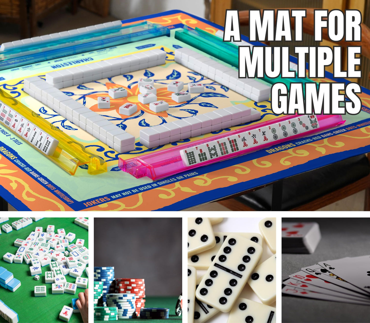 Flower Mahjong Mat