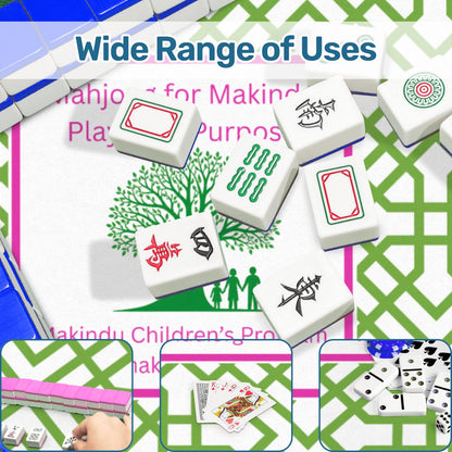 Mahjong for Makindu Custom Mahjong Mat 31.5"x31.5" (Ship Rolled up)