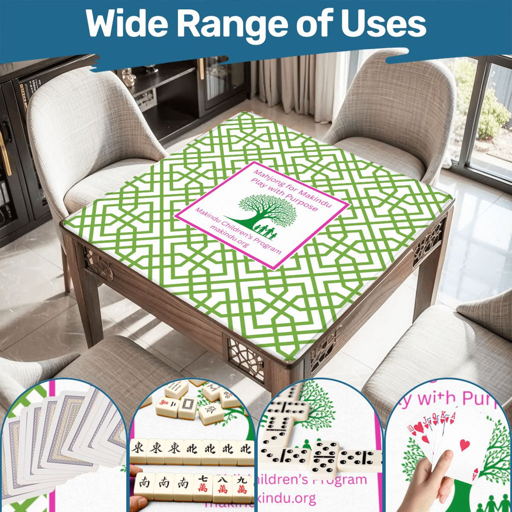 Mahjong for Makindu Custom Mahjong Mat 31.5"x31.5" (Ship Rolled up)