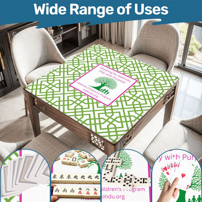 Mahjong for Makindu Custom Mahjong Mat 31.5"x31.5" (Ship Rolled up)